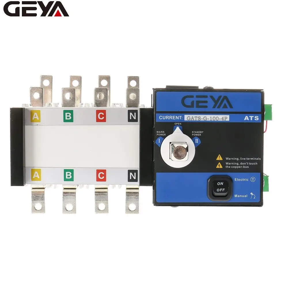 

GEYA famous brand ats dual power Cheap price Automatic Transfer Switch 100amp ATS for diesel generator price
