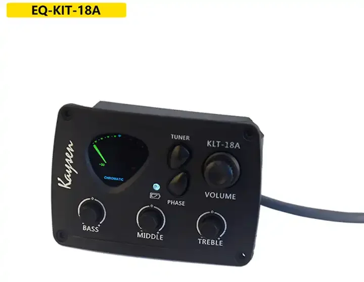 Factory wholesale guitar electric case EQ KLT 18A guitar amplifier free hole installation pickup