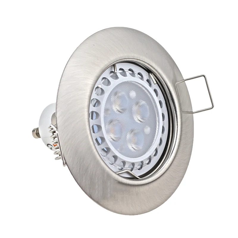 
Round Cut Hole 55mm Led Halogen Gu10 Mr16 Frame Recessed spotlight Fixture 