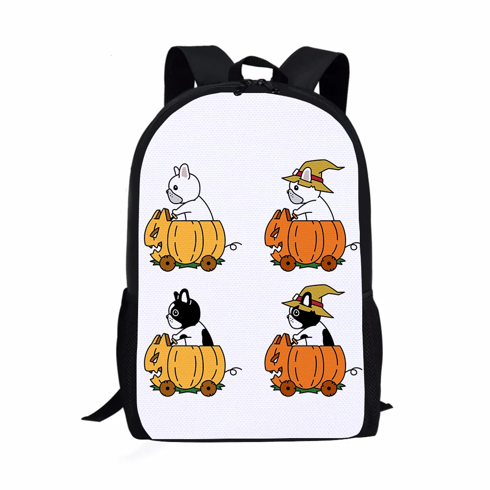 

2022 Custom New Design Cartoon Dog Print On Demand Waterproof Polyester DIY Unisex Boy Girl Children Kids Backpack School Bag
