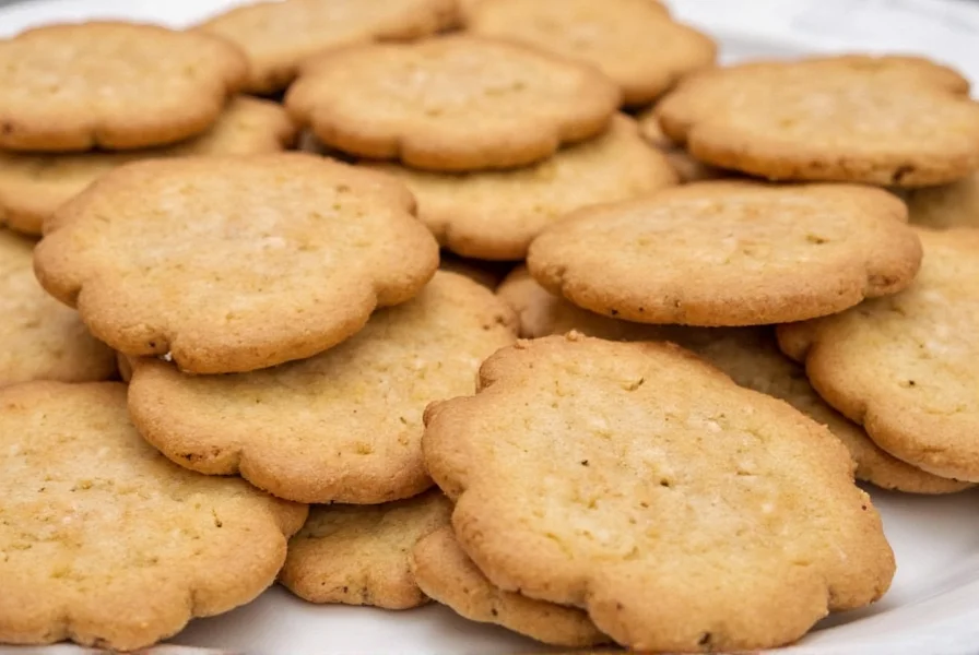 Perfectly golden cinnamon crackers arranged on cooling rack with cinnamon sticks and measuring spoons