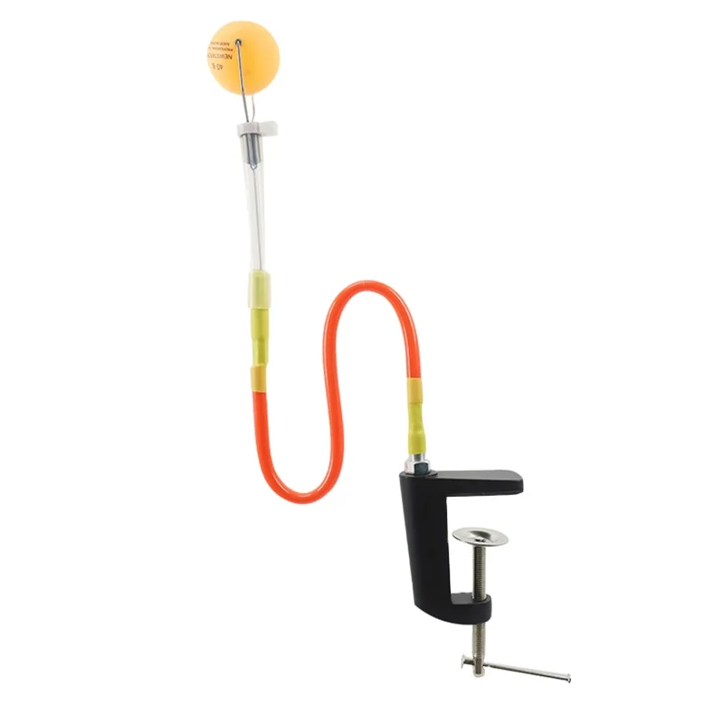 Essential Training Equipment for Table Tennis Yellow Pole Variable Table Clip for Machine Training