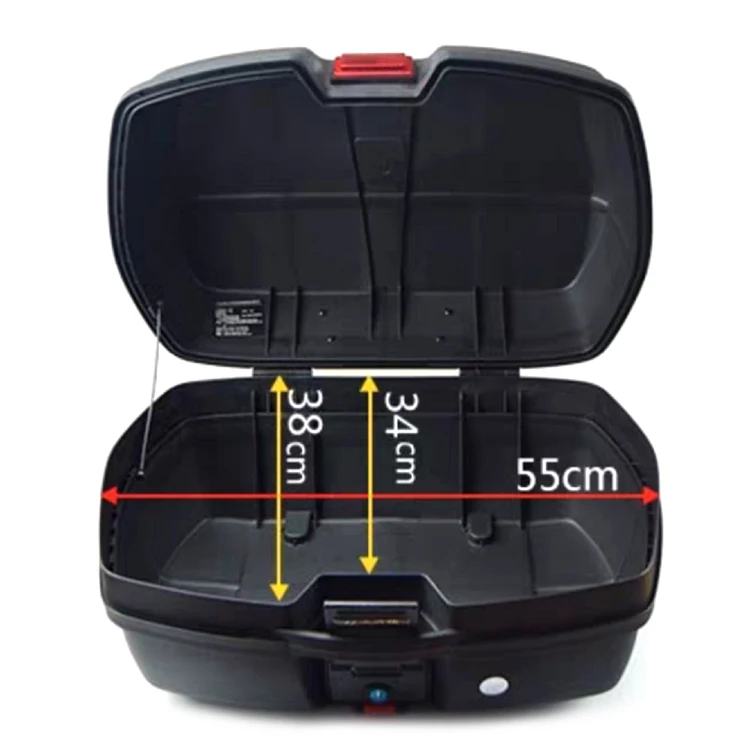 
2019 latest design delivery box motorcycle/popular top case motorcycle tail box/cargo box for motorcycle 