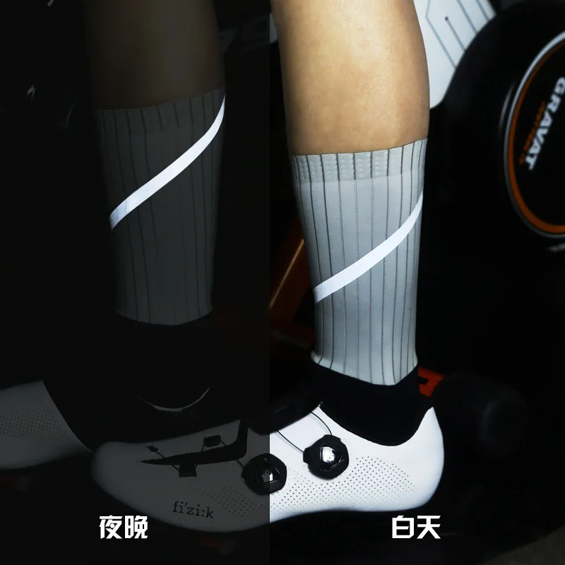 

Calzas deportivas branded socks sport bicycle non slip aero cycling custom reflective make your own socks