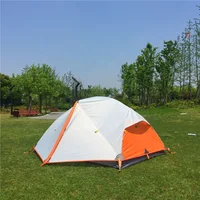 

Camping Dome Tents Double Layer Two Man Free Standing Adventure Hiking Equipment