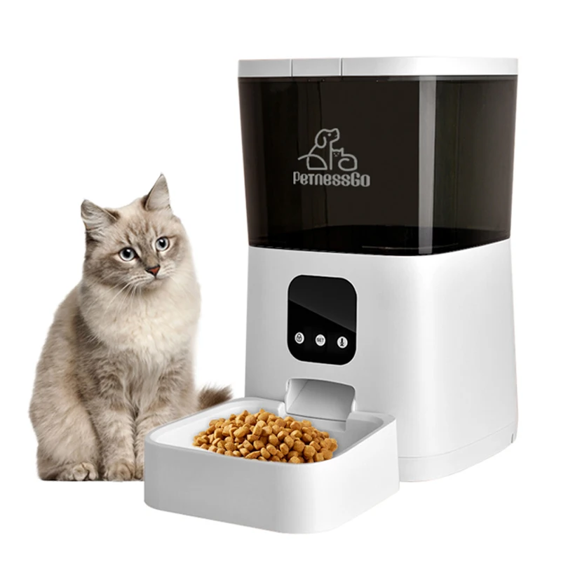 

PetnessGo 7L Large Capacity Smart Cat Dog Automatic Wifi Pet Smart Feeder, White