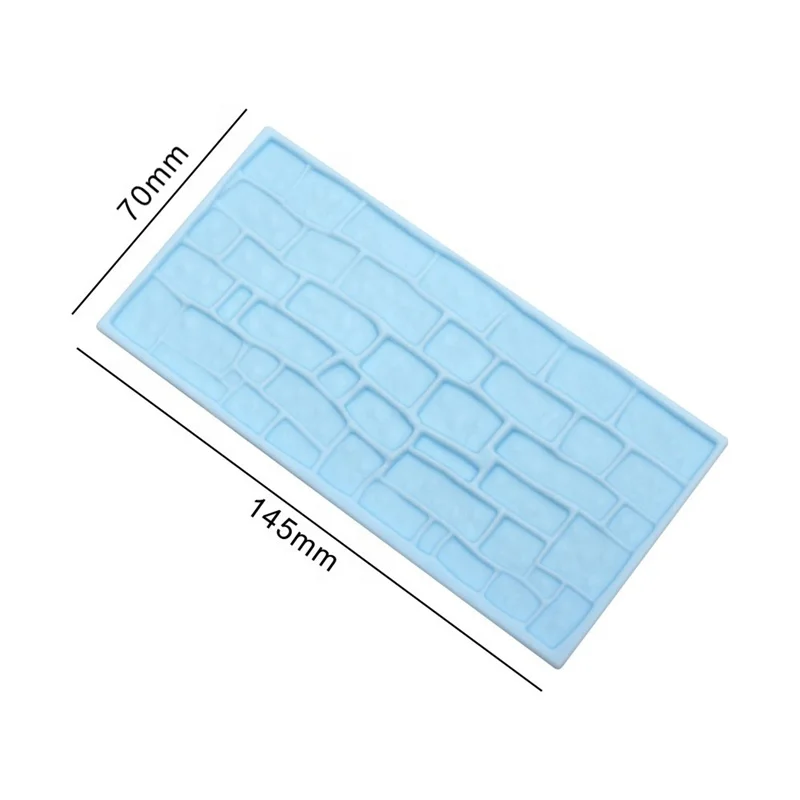 

2Pcs Bark Striped Cobblestone Plastic Fondant Printing Mold Cake Decorating Chocolate Embossing Plastic Mold, Transparent