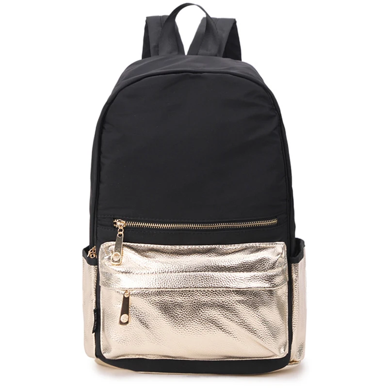 

Y0320 New 2021 Cheap Travel Fashion Nylon PU Student School Women's Backpack Bag Girls