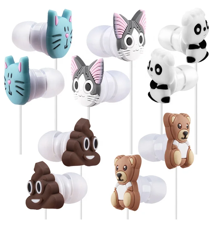 

Good price custom Cute in ear earphone & headphones 3D cartoon unicorn headphone