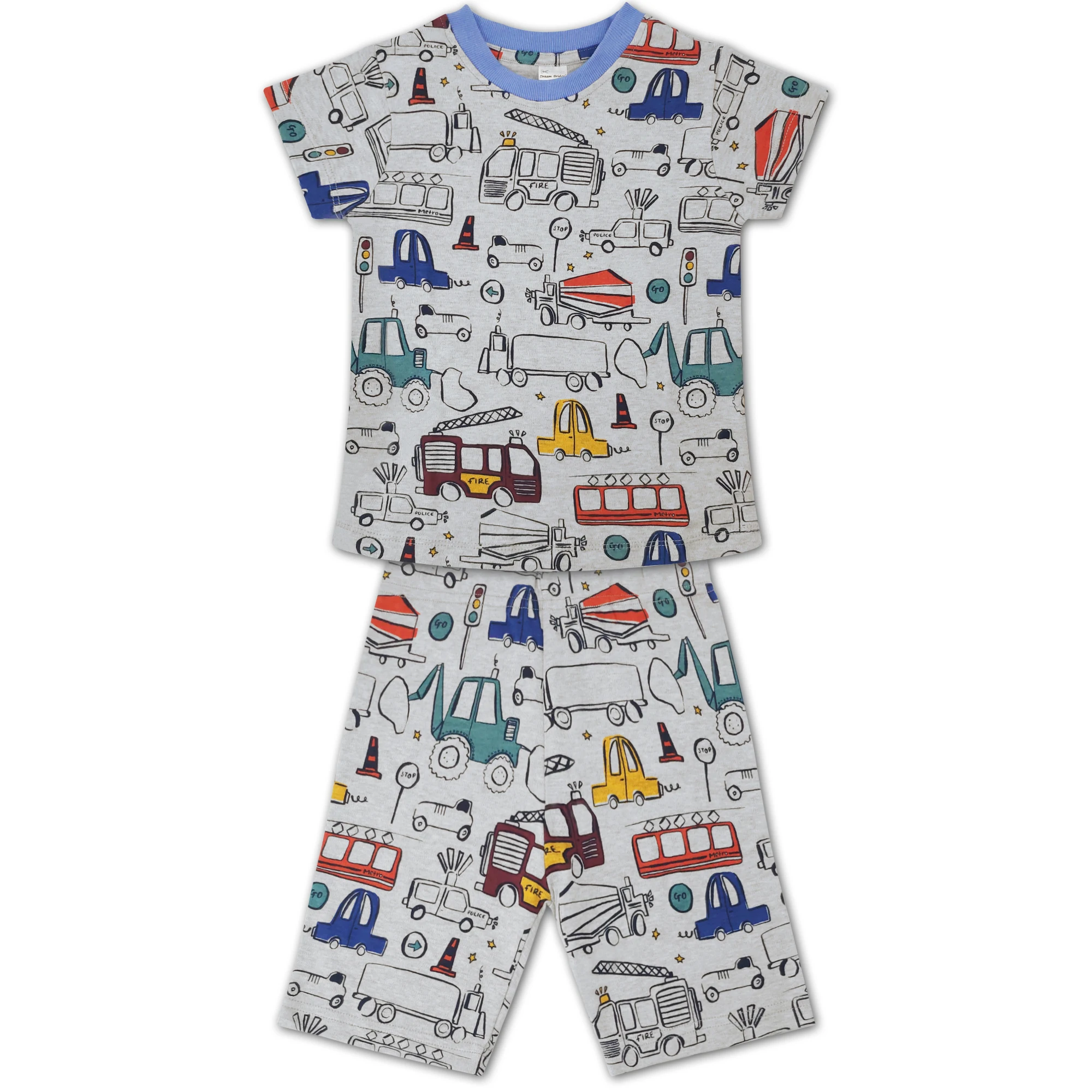 

Casual Short Sleeve Children Sleepwear Kids Pyjama Children Pyjamas Quantity Print Cotton Technics Item Time Lead Pattern Pajama