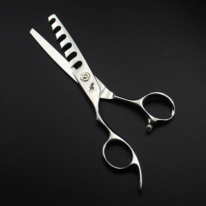 

Freelander 6.0 inch haircut hairdressing 6 teeth thin scissors for left-handed hair scissors
