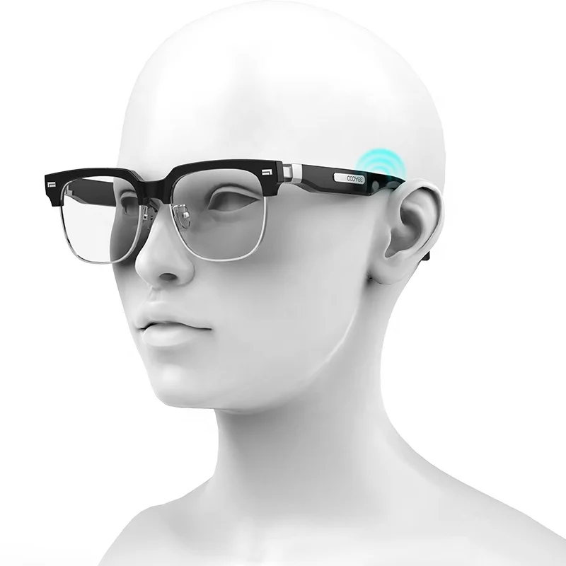 

COOYEE Private Patent Bluetooth Sunglasses Wireless Headphones Bone Conduction Glasses