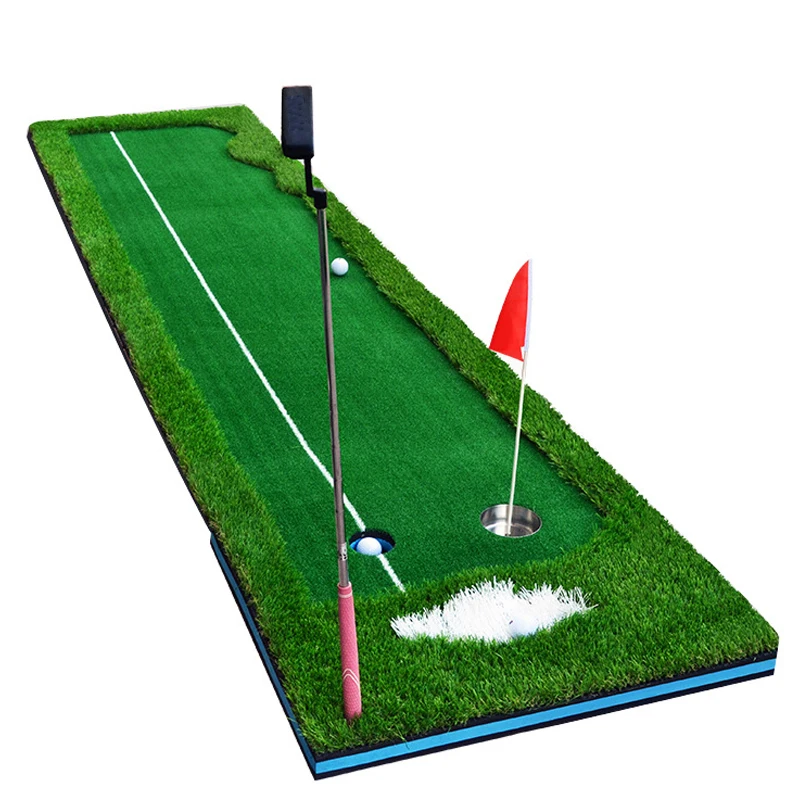 

Golf Putting Green Mat Simulator Professional Golf Practice Training Aids Non-Slip System for Home Office Indoor Outdoor Use