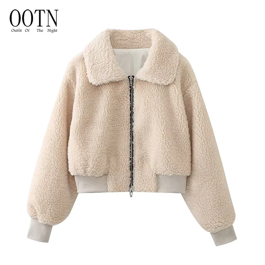 

OOTN Long Jackets For Women 2023 Korean Fashion Lapel Button Coat Woman Clothing Cape Long Sleeve Jacket Winter New in Outwears