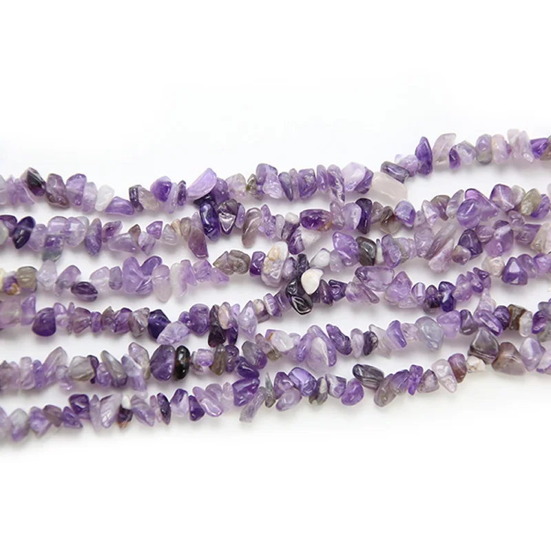 

Natural Amethyst Chips Gemstone Beads for Bead Jewelry Making