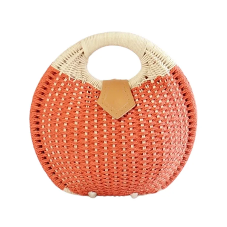 

2022 Cheap Price Ladies Rattan Beach Clutch Daily Bag Pop Borsa Di Paglia Sac Paille Hasp Casual Women Straw Woven Handbag, 5 colors to choose