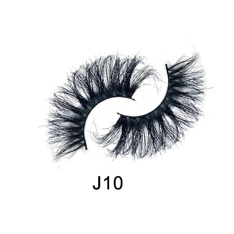 

Wholesale Own Logo Full Strip Eyelashes mink Fluffy 100% 25mm 5D mink eyelash and Promote private label 3d mink lashes eyelashes