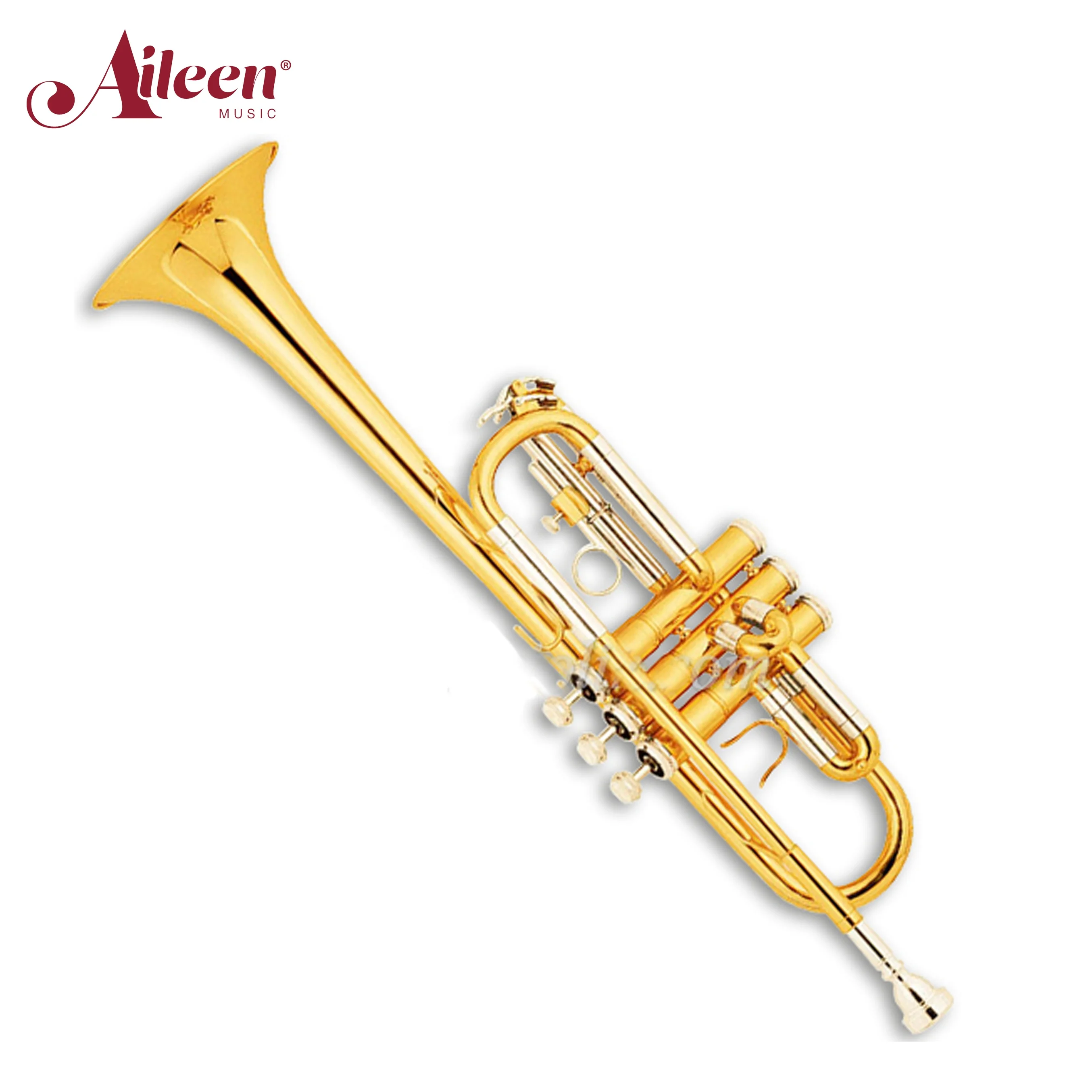 Professional C Key Gold Lacquer Trumpet (tp8790) Buy C Key Trumpet