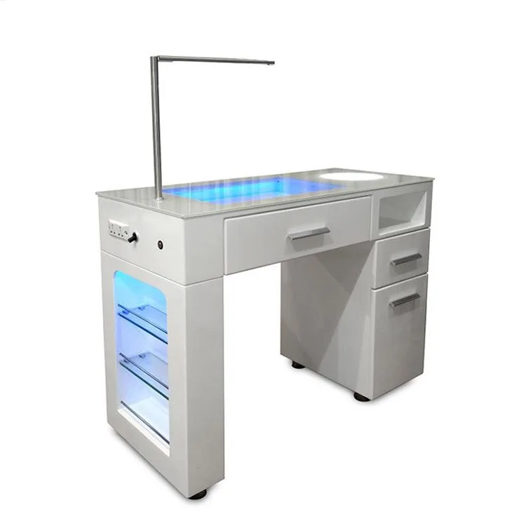 
TKN-125L Manicure Salon Furniture Nail Table Manicure Table Nail Salon Table 
