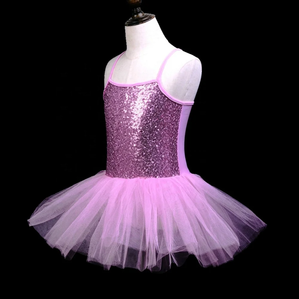 jw sparkling ballet skirt stage costume girl dancing dress for
