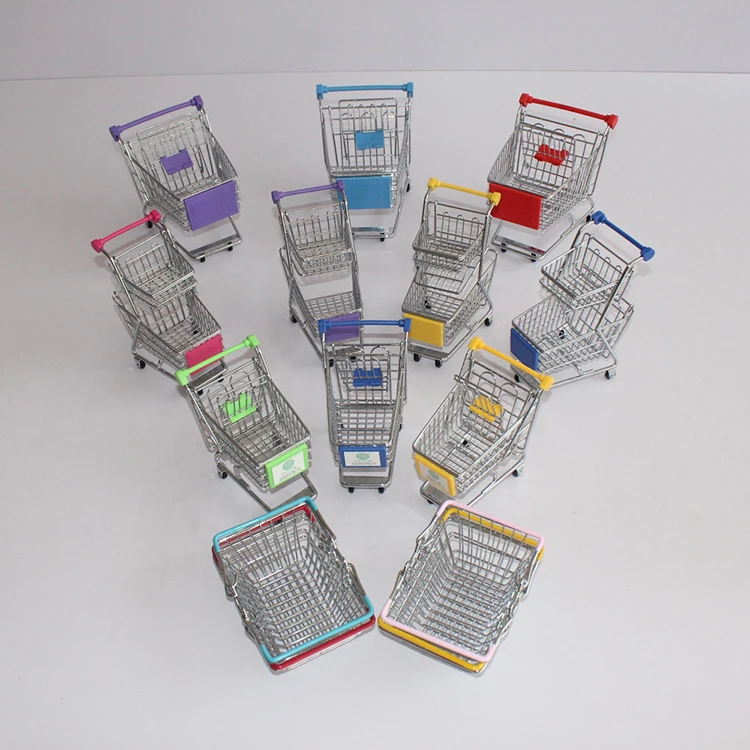 Customized Color Miniature Mini Trolleys Lovely Mini Shopping Trolley ...