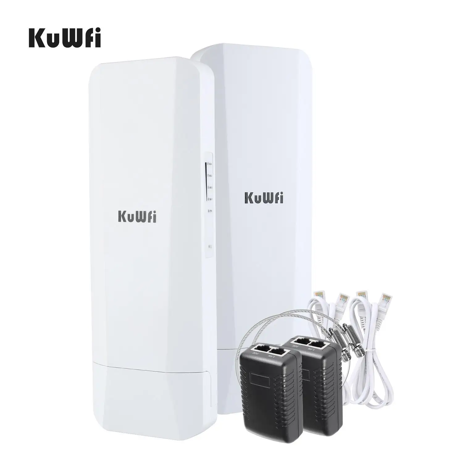 

1 Pair 3-5KM Wireless Bridge Outdoor 5.8G 900Mbps Long Range WiFi Extender Wifi Repeater Point to Point Wireless Bridge