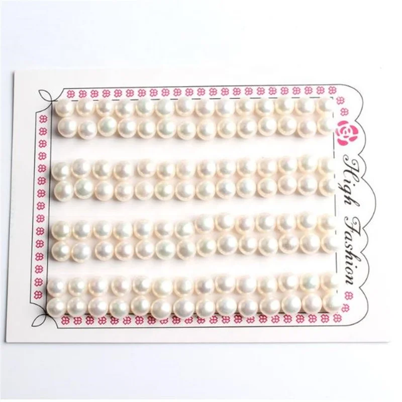 

Zhuji Supplier Button Shape Freshwater Pearl For Jewelry Making 4-4.5mm Wholesale 3a grade Loose Pearl Beads