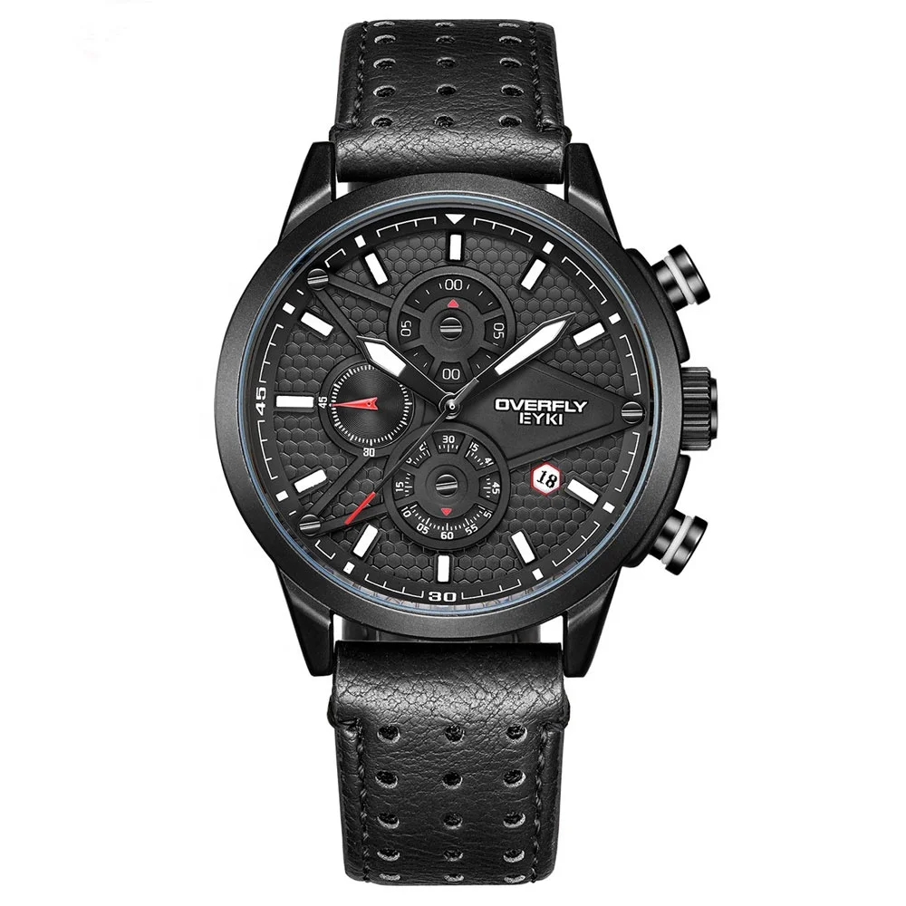 

2020 Luxury OVERFLY EYKI E3150L Mens Watches Custom Your Logo Private Label Sports Watches in Wristwatches