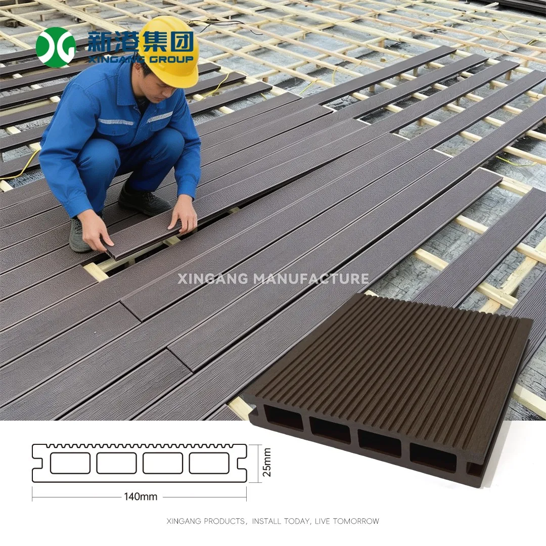 WPC Decking Installation on Site