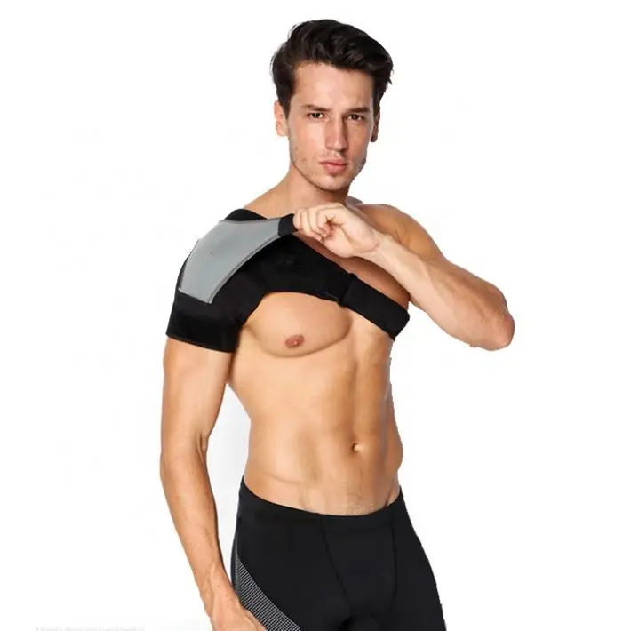 

Neoprene Adjustable Compression Shoulder Brace Orthopedic Shoulder Protective Pads, Black