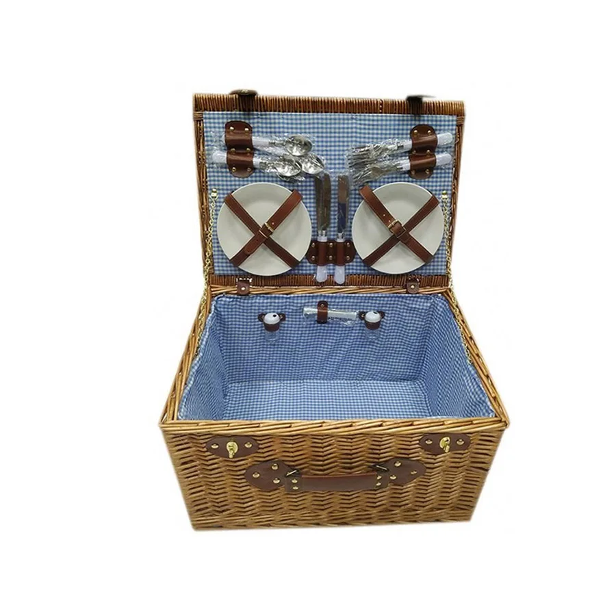 

Eco friendly New Design wicker picnic basket set, Customized color