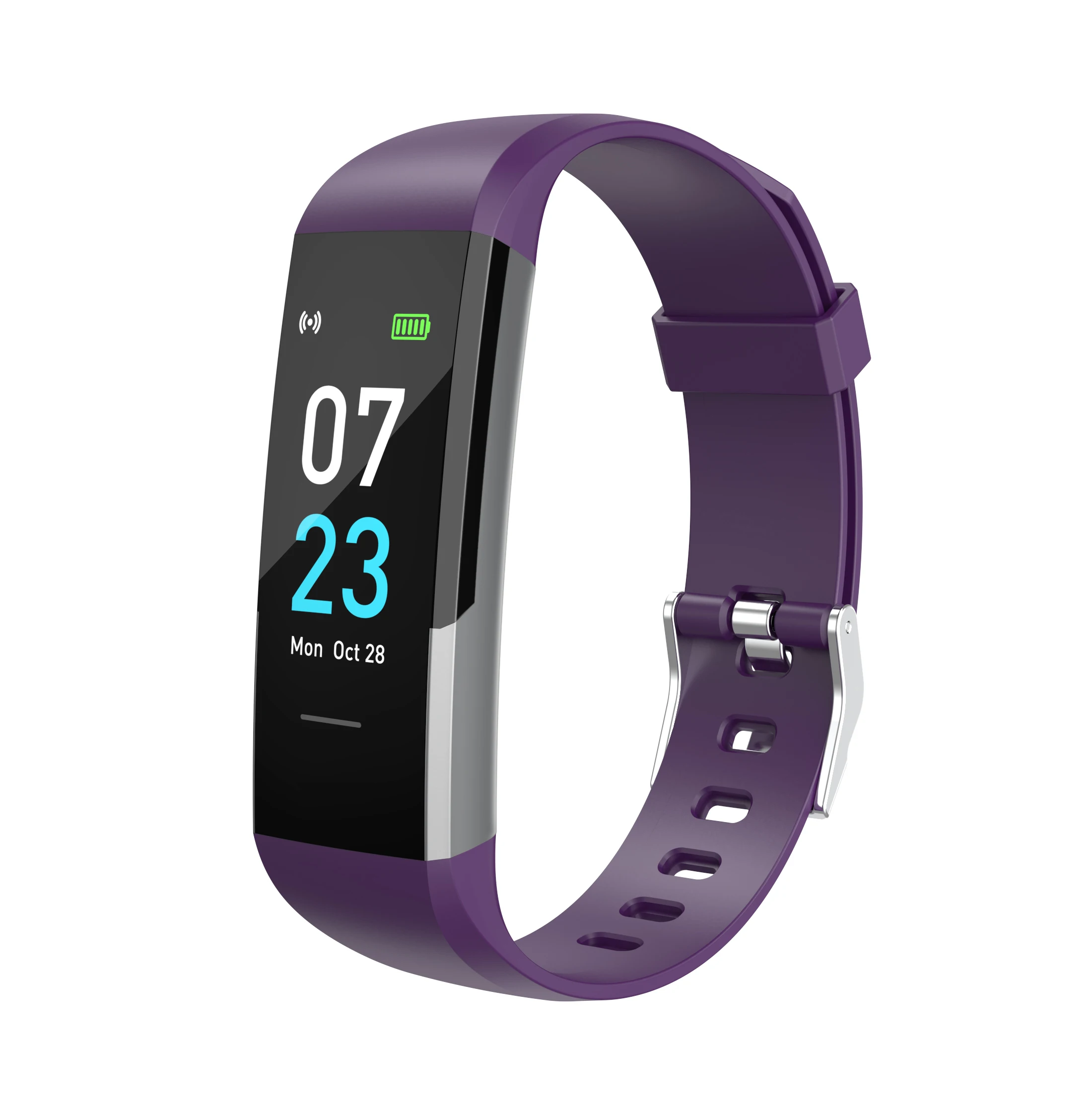 

New Arrival Sport Smart Bracelet Watch with Heart Rate Monitor, Black, blue,purple