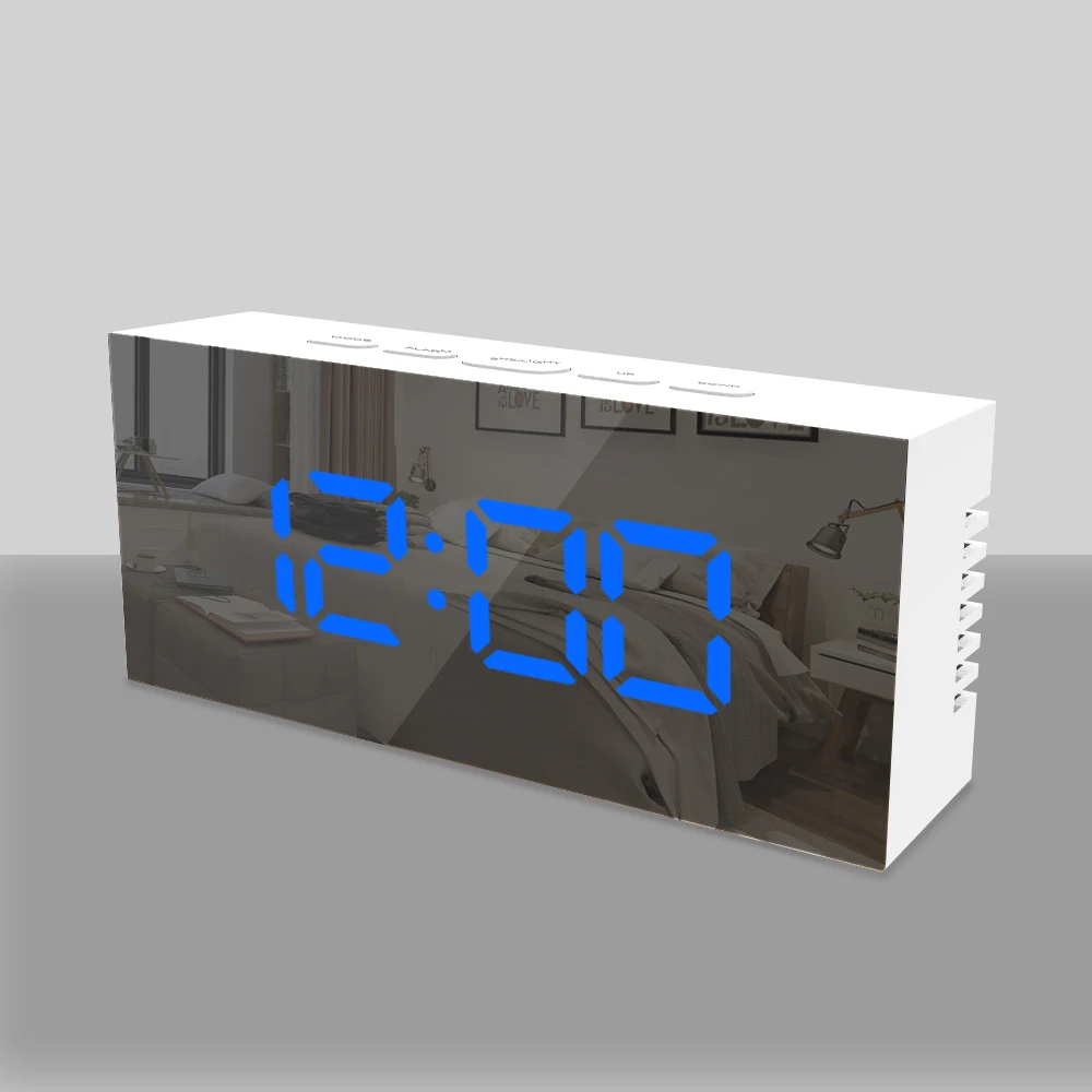 

led display mirror alarm saat