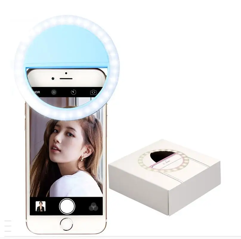 

Amazon hot sale usb rechargeable selfie ring light 36 LED fill-in light phone