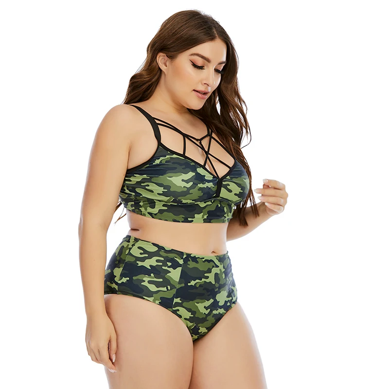 camouflage push up bikini