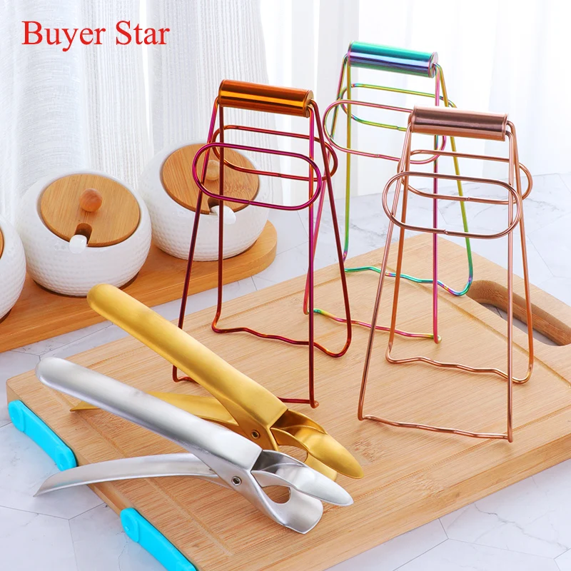 

Multifunction Stainless Steel Plate Dish Clips Anti-Scald Non-Slip Handheld Bowl Pot Clamps Restaurant Kitchen gadget