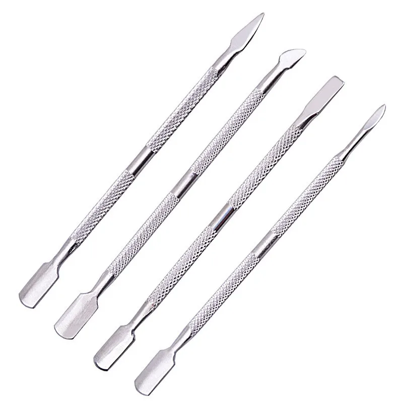 

Stainless Steel Cuticle Remover Triangle Cuticle Cutter Nail Pusher Peeler Scraper, Silver