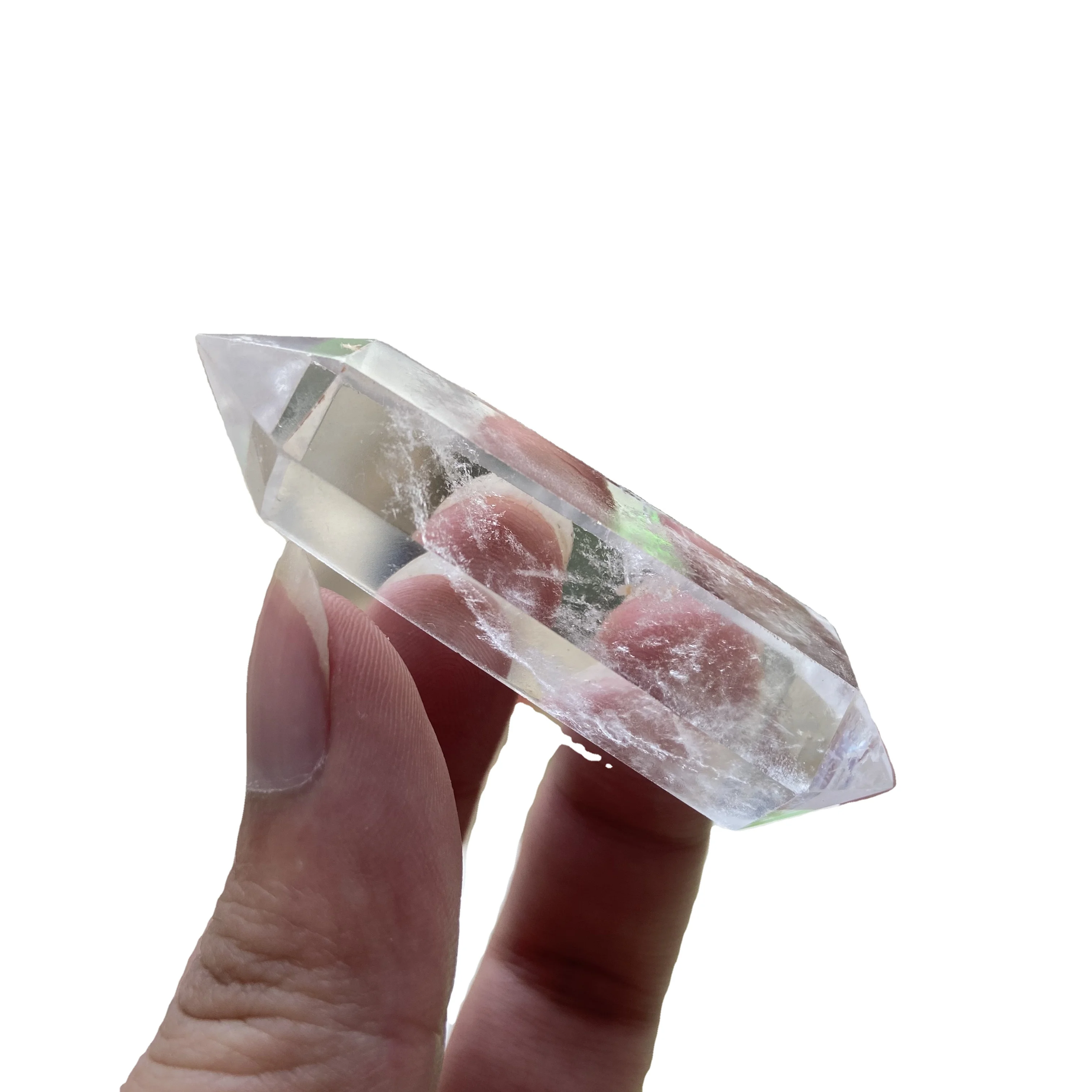 

wholesale crystal wand natural clear quartz double point crystal points decorations for home