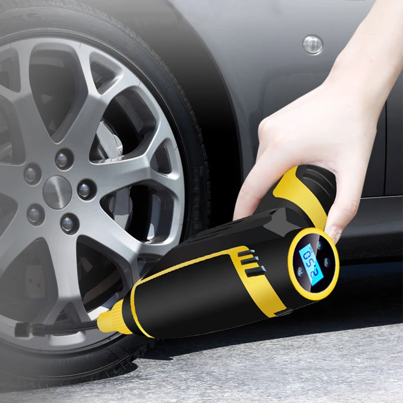 

New Car Inflatable Pump USB Charging Wired Handheld Electric 120w Digital Car Air Compressor Pump for Motorcycles Cars Truck