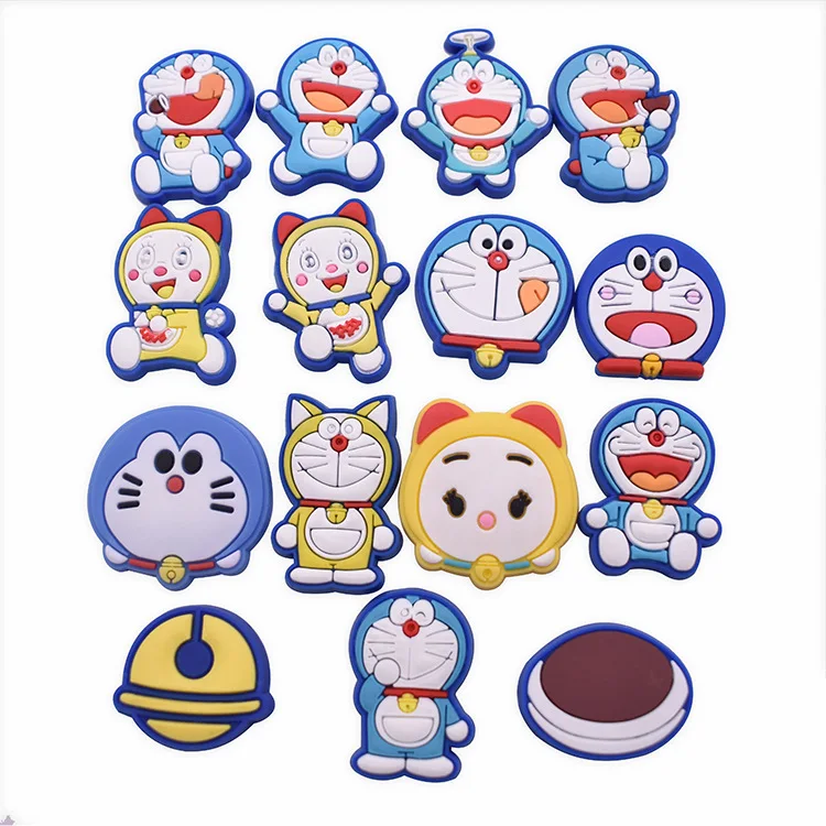 

Eco-friendly Custom Cartoon Logo Soft Rubber PVC Shoe Charms Clog Shoes Accessories, As picture/custom