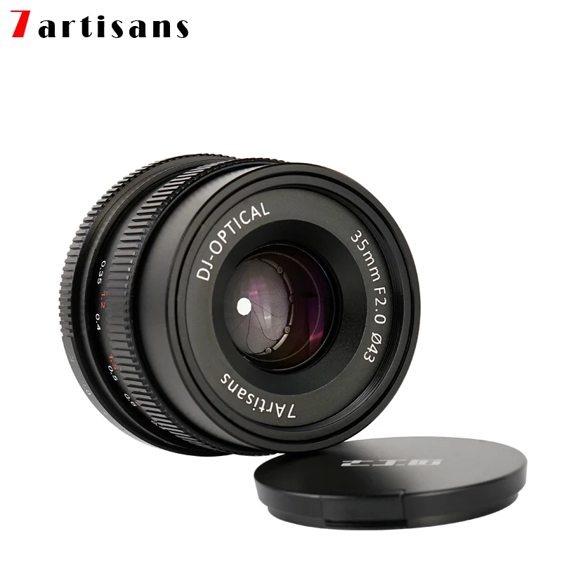 

7artisans 35mm f2.0 Prime Lens to All Single Series for Sony E-mount Cameras A7 A7II A7R A7RII A7S A6500 X-A10 X-A2 X-A3