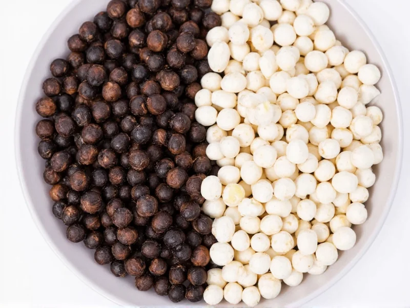 Black vs White Pepper: Key Differences Explained