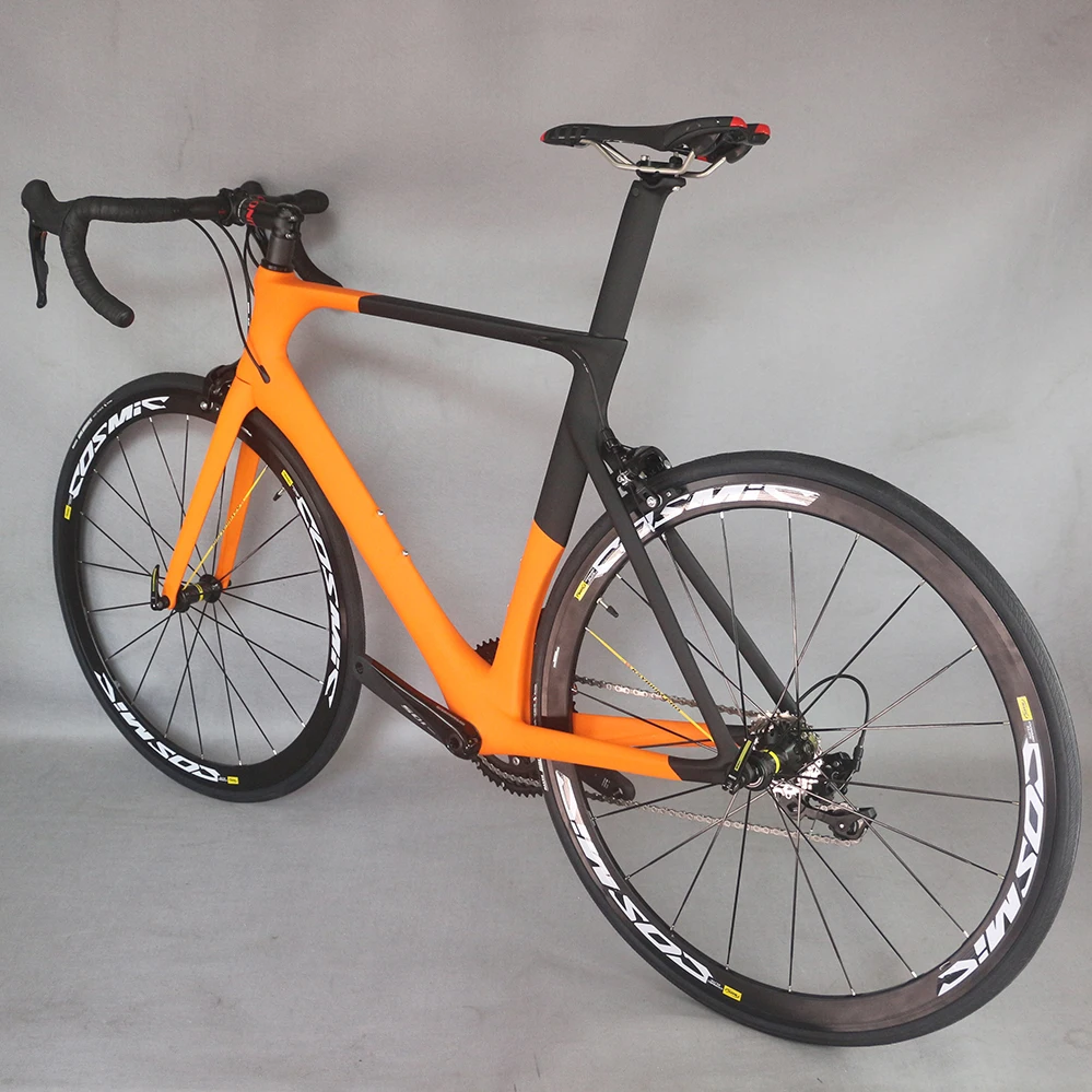 2020 New Carbon Fiber Aero Road Complete Bike R7000 Groupset Aluminium