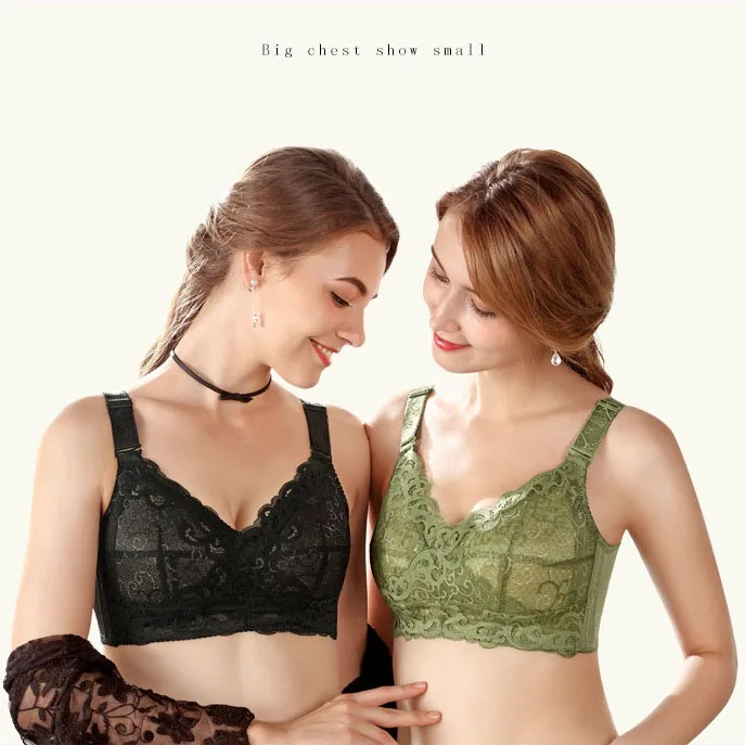 

Top Grade Healthy Plus size lace thin Light Full cup Wire Free hot grils sexy bra for ladies, Existing or as customer's require