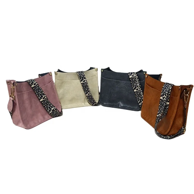 

Monogram 2022 Fashion New PU Purse Bag Leopard Strap Shoulder Bag Ladies Cross-body Bag, 8 colors