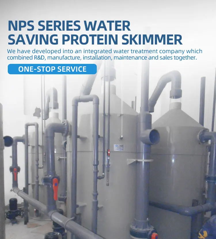 Tilapia Fish Tank Protein Skimmer For Recirculating Aquaculture System
