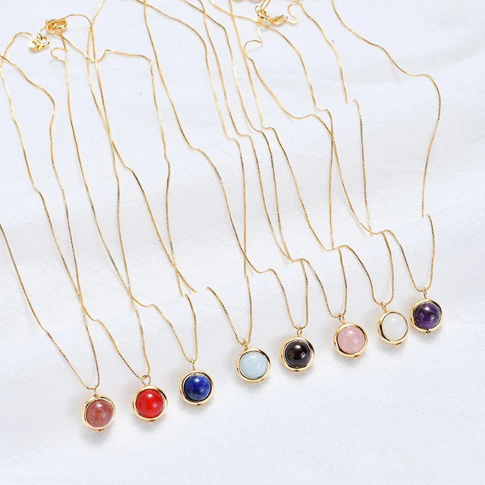 

HPXmas Jewelry Necklace White Gold Plated Bolo Necklaces Water Drop Natural Stone Fashion Bohemian Jewelry