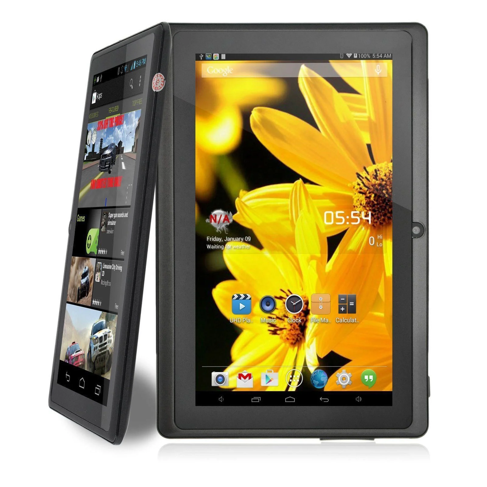 

Cheap 7inch Q8 Allwinner A33 Quad Core 1024x600 Touch Screen 4G ROM Android 4.4 WiFi BT Tablet PC Kids Educationi Tab, Black, white