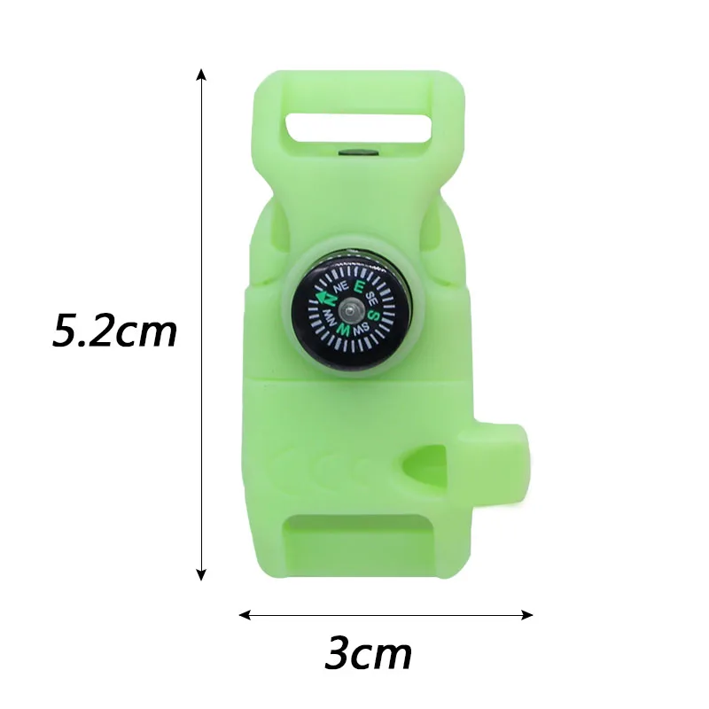 
OEM Tactical Gear Night-Luminous Safety Plastic Paracord Buckle Wholesale 