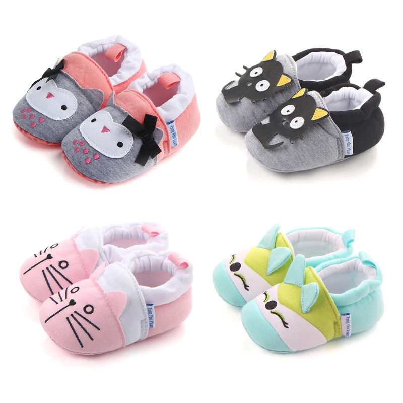 

Baby Cotton shoes Newborn Baby Boys Girls lovely animals keep warm First Walkers Shoes Infant Toddler Soft Shoes B1, As photo